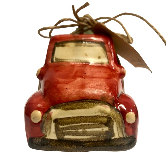 MUD PIE Christmas Red Truck with Tree Salt or Pepper Shaker ~ ONE SHAKER ONLY - Picture 2 of 8